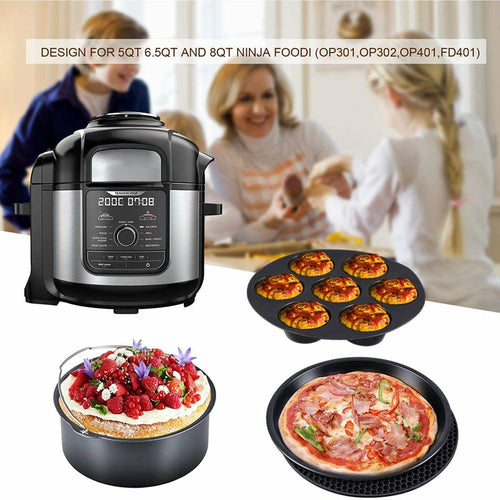 CrispX Kit — 7-Piece Silicone Air Fryer Accessories Set