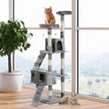 PawNest Tower Pro — 67" Multi-Level Cat Tree Scratching Post & Activity Center