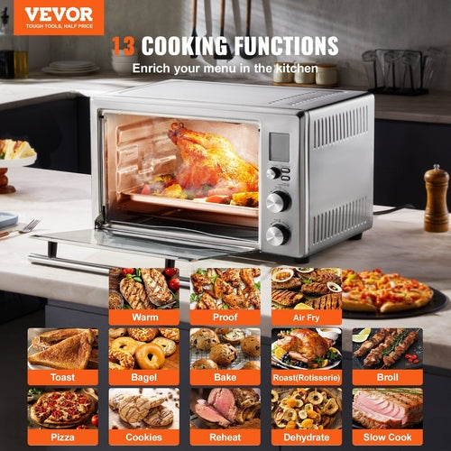 CrispX Oven Max — 13-in-1 Convection Air Fryer Toaster Oven 28L