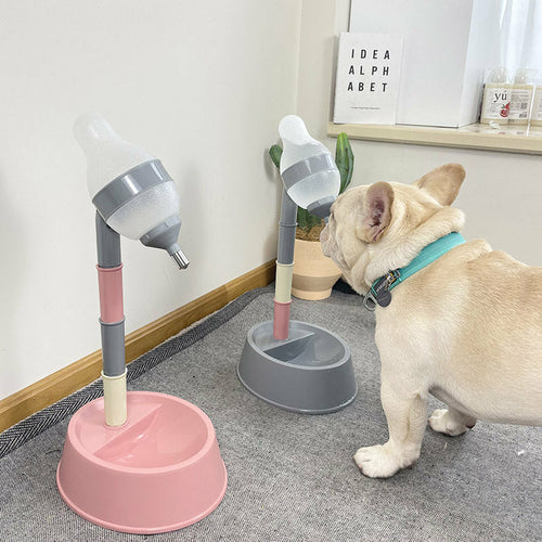 Automatic Pet Water Dispenser Stand Feeder Bowl Height Adjustment