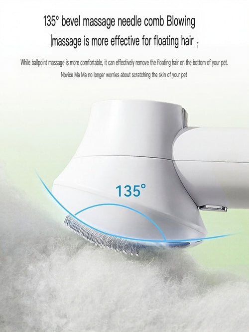 PawNest Breeze — Low Noise Pet Hair Dryer with Grooming Comb