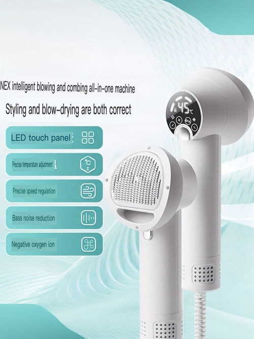PawNest Breeze — Low Noise Pet Hair Dryer with Grooming Comb