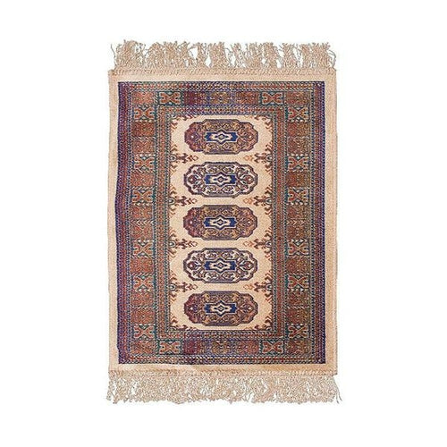 WovenNest Chiraz — Beige Silky Area Rug, Modern Home Deco
