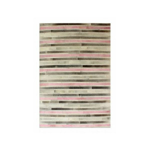 WovenNest Kara — Rose Pink Bohemian Area Rug, Aesthetic Decor