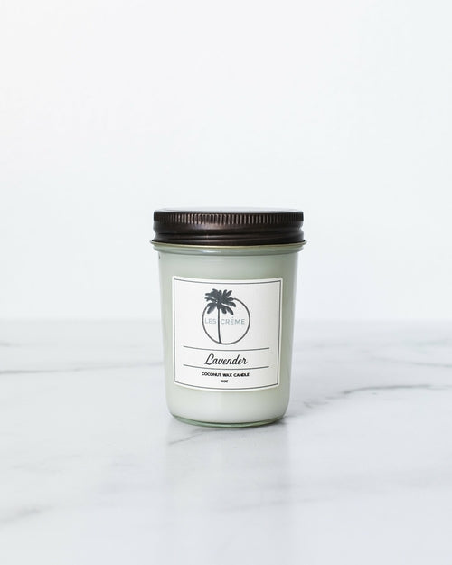 AuraNest Calm — Lavender Coconut Wax Candle, Aromatherapy