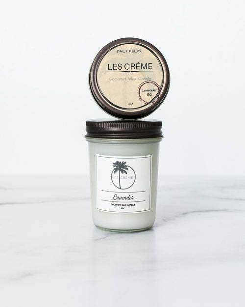 AuraNest Calm — Lavender Coconut Wax Candle, Aromatherapy
