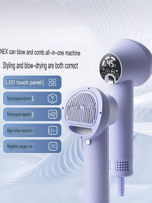 PawNest Breeze — Low Noise Pet Hair Dryer with Grooming Comb