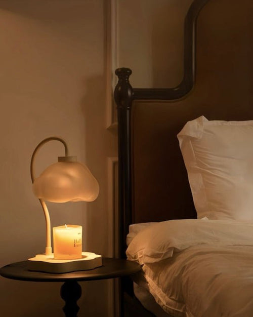 AuraNest Cloud — Candle Warmer Lamp with Timer, Aesthetic Decor