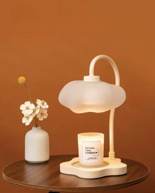 AuraNest Cloud — Candle Warmer Lamp with Timer, Aesthetic Decor