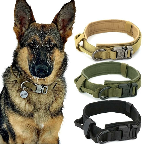 PawNest Tact — Military-Grade Tactical Dog Collar, Heavy Duty