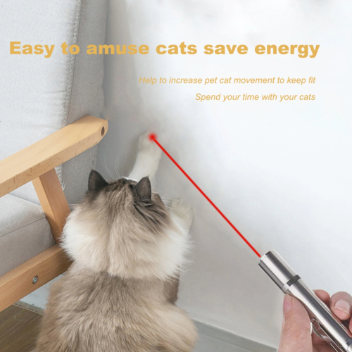 PawNest Beam — LED Laser Pointer Cat Toy, Interactive Training Tool