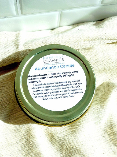 Abundance Candle / Ritual Candle / Intention Candle / Hand-Poured