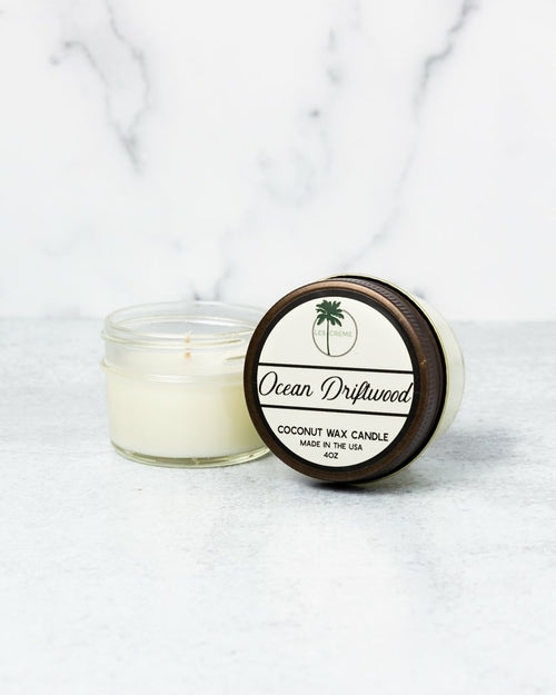 AuraNest Shore — Ocean Driftwood Coconut Wax Candle
