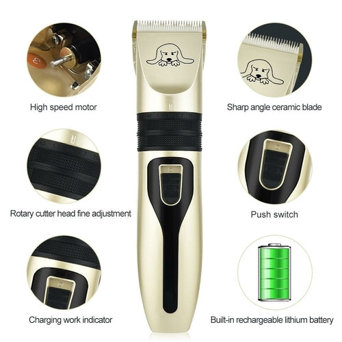 PawNest Clip Pro — Professional Pet Hair Clipper Grooming Set