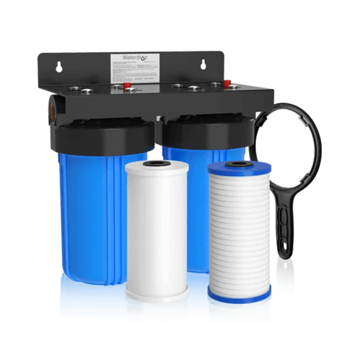 PureNest Whole — 2-Stage Whole House Water Filter, 5 Micron